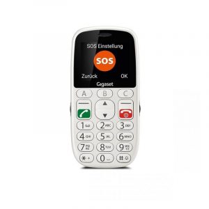 Gigaset gl390 easy phone senior 2.2 dual sim tasto grandi torcia radio tasto sos italia bianco