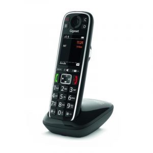 Gigaset e720 corldess dect bluetooth con annuncio vocale di chi chiama nero