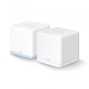 Mercusys halo h32g(2-pack) router wireless ac1200 dual band 2.4/5ghz sistema mesh 2 porte fast ethernet bianco 2 pz