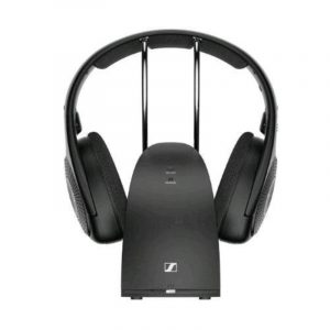 Sennheiser rs 120-w cuffie wireless a padiglione tv bluetooth base di ricarica nero