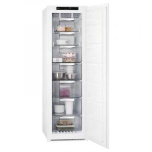 Aeg abe818f6ns congelatore verticale da incasso 204 litri classe f no frost 5 cassetti display digitale h177,2 cm bianco