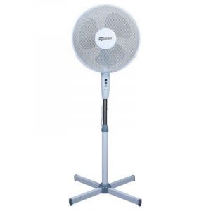 Termozeta tzwz01n windzeta ventilatore a piantana 3 pale 40 cm bianco