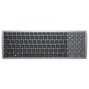 Dell kb740 tastiera compatta senza fili multi-device bluetooth qwerty italiano colore grigio nero