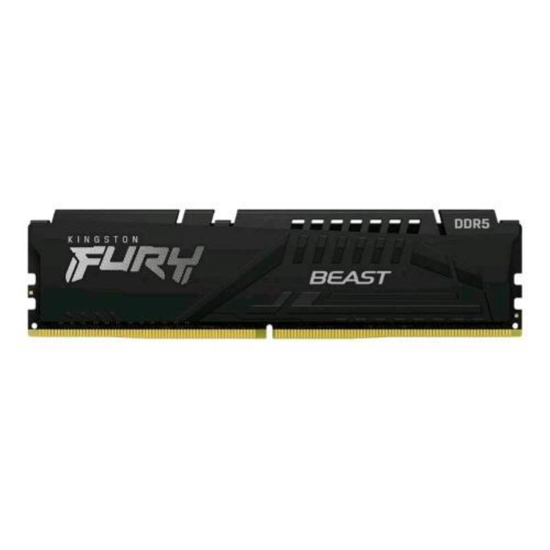 Kingston fury beast black 16gb 5600mhz ddr5 cl40 dimm gaming kit per computer fissi modulo singolo