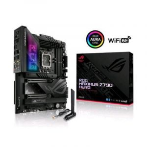 Asus rog maximus z790 hero scheda madre gaming atx intel z790 lga1700 ddr5 2xpci 5.0 wifi 6e(802.11ax) intel 2.5gb ethernet rog supremefx 7.1 5xm.2 6xsata 6gb-s aura sync rgb nero