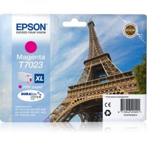 Epson t7023 cartuccia inkjet magenta per wp4015 wp4025 wp4095 wp4515 wp4525 wp4535 wp4545 wp4595