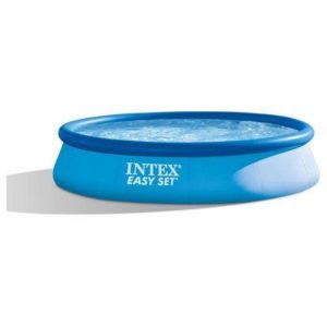Intex 28158np piscina fuori terra easy set rotonda pompa filtro 2006 l-h 9729 l pvc azzurro 457×84 cm 457×84 cm con pompa filtro