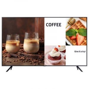 Samsung lh50bechlguxen visualizzatore di messaggi pannello piatto per segnaletica digitale 50“ led wi-fi 4k ultra hd nero processore integrato tizen