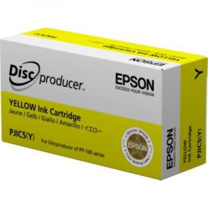 Epson discproducer ink pjic7(y) cartuccia inchiostro ink-jet giallo fino 1.000 dvd