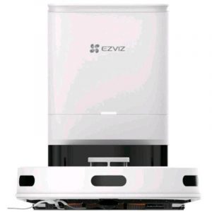 Ezviz vacuum rc3 plus robot aspirapolvere potenza aspirazione 2700 pa con base di ricarica e svuotamento automatico della polvere capienza 0.55 lt bianco