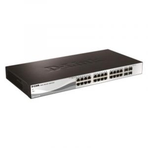 D-link switch 28 pt 10-100-1000+4 minigbi
