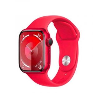 Apple watch series 9 gps 41mm aluminium case red con cinturino sport band red m/l