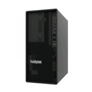 Lenovo thinksystem st50 v2 server tower 5u xeon e-2324g 3.1ghz ram 16gb-2 x ssd 960gb tot 1920gb black (7d8ja043ea)