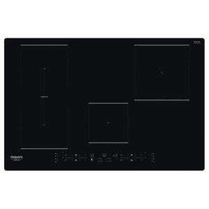 Hotpoint hb 0577b ne – piano cottura induzione, 77 cm, 4 zone, funzione combi duo, active cook, controlli touch, nero