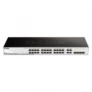D-link dgs-1210-28-e smart switch gestito 28 porte gigabit solo cavo di alimentazione ue