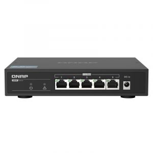 Qnap qsw-1105-5t switch non gestito 5 porte 5 x 10/100/1000/2.5g desktop nero