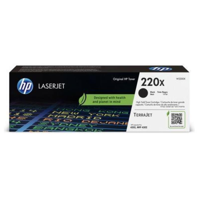 Hp 220x toner nero alta resa per color laserjet 4302- color laserjet pro 4202, 4302, mfp 4303 7.500 pagine