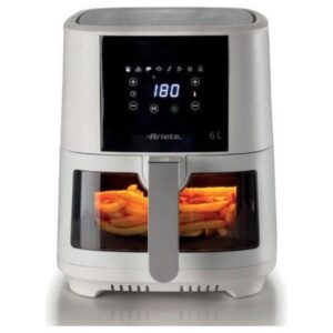 Ariete 4626 airy fryer 6l friggitrice ad aria 6lt 1.300 w 2.5kg 8 programmi preimpostati controllo touch tempetatura fino a 200 gradi cestello trasparente
