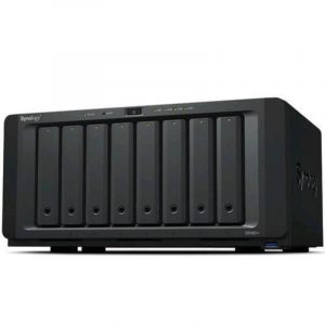 Synology diskstation ds1821+ amd ryzen v1500b 2.2ghz ram 4gb-8 bay hdd/ssd 2.5/3.5 black