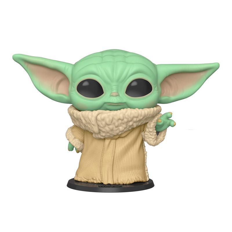 Funko pop star wars the mandorlian 10`` the child baby yoda figura in vinile 25 cm da collezione