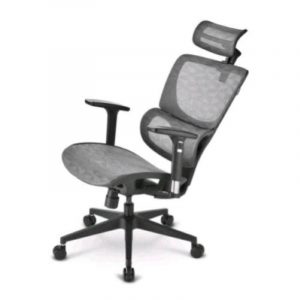 Sharkoon officepal c30m sedia ergonomica in rete mesh max 120 kg grigio