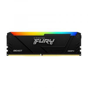 Kingston fury beast rgb memoria ram 16gb 3.200mhz tipologia dimm tecnologia ddr4 cas 16 black