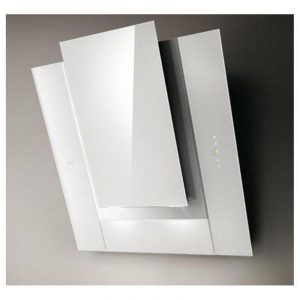 Elica cappa ico wh-f-80 aspirante a parete bianca 800mÂ³-h classe energetica a