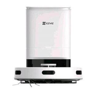 Ezviz re5 plus robot aspirapolvere con base svuotapolvere da 4 lt. capacita` aspirante 4.000pa rilevamento tappeti bianco