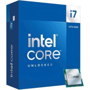 Intel i7-14700k processore 20 core cache 33mb frequenza turbo 5.6ghz lga 1700 box