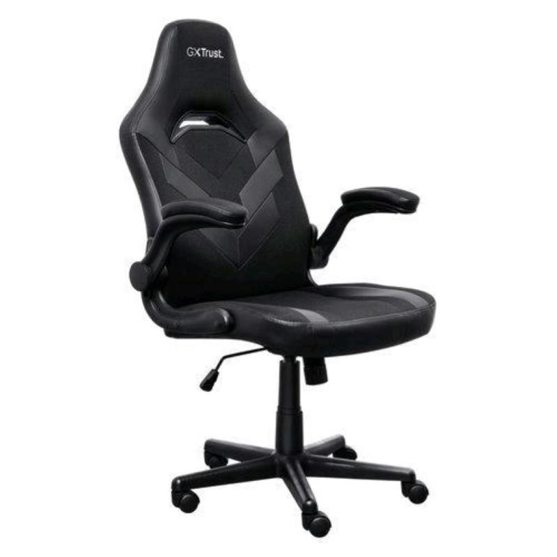 Trust gxt703 riye gaming chair sedia gaming con braccioli ribaltabili max 150 kg nero