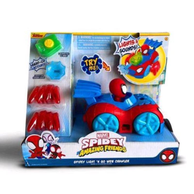 Rei toys spidey lancia ragnatele de luxe con luci e suoni e personaggio non removibile
