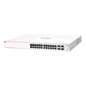 Hpe aruba instant on 1930 24g class4 poe 4sfp-sfp 195w gestito l2 gigabit ethernet 10-100-1000 supporto power over ethernet 1u bianco