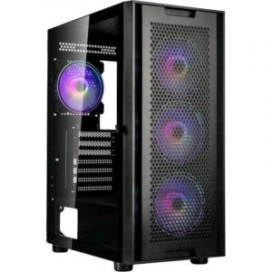 Kolink observatory duo argb midi tower gaming pannello laterale in vetro temperato minitx/matx/atx/e-atx nero