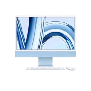 Apple imac 4.5k all in one 24 retina display 4.5k ultra hd 4480 x 2520 m3 chip cpu 8-core 10-core gpu ram 8gb ssd 256gb wi-fi 6e blue