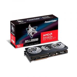Scheda video radeon rx7700 xt amd hellhound 12g-l/oc 12gb