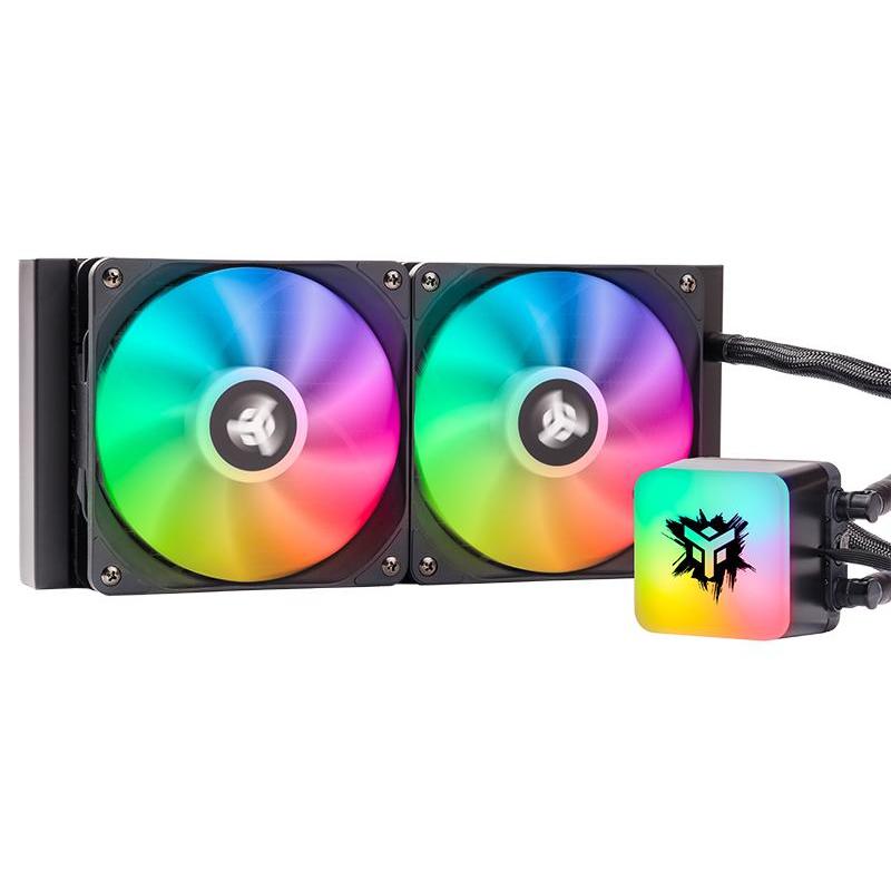 Itek sketliq 240 argb processore kit di raffreddamento a liquido 12cm nero