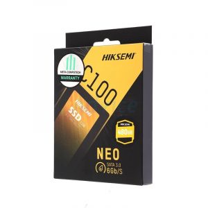 Hikvision hiksemi c100 ssd interno 480gb sata iii 2.5 3d nand - lettura: 550 mb/s - scrittura: 470 mb/s