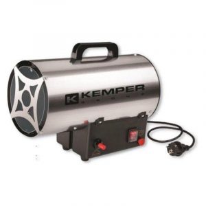 Kemper generatore aria calda inox e nero