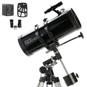 Celestron powerseeker 127eq motor drive telescopio newtoniano diametro obiettivo: 127mm focale 1.000mm diaframma 7.87f ingrandimenti max 250 oculari 1.25 31.8mm