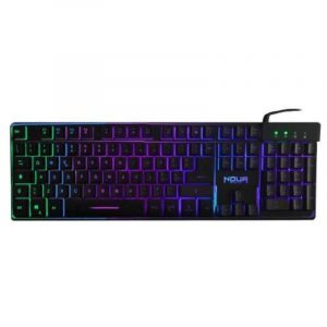 Tastiera gaming noua yelena semi-meccanica retroilluminazione rgb 105 tasti (12 multimediali) layout it