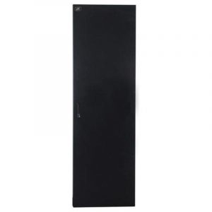 Link porta in metallo pieno nera per armadi link 32u larghezza 600mm con serratura