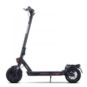 Ducati pro-ii evo monopattino elettrico 350w ruote da 10 velocita` 25 km/h autonomia 40 km full suspension con luci e indicatori di direzione nero