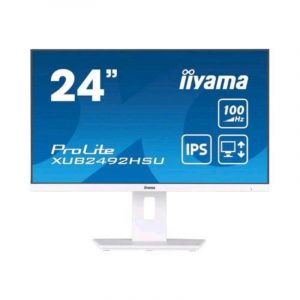 Iiyama xub2492hsu-w6 monitor pc 23.8“ 1920×1080 pixel full hd led bianco