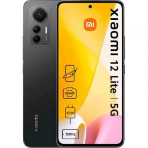 Xiaomi 12 lite 5g dual sim 6.55 octa core 128gb ram 6gb 5g europa black