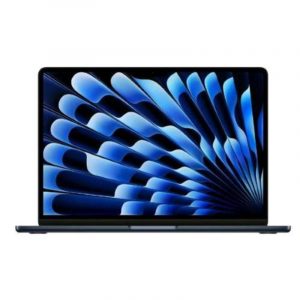 Apple macbook air 13 13.6 chip m3 8-core cpu 8-core gpu ram 8gb ssd 256gb 30 w mac os sonoma italia mezzanotte