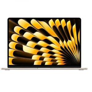 Apple macbook air 15 15.3 chip m3 8-core cpu 10-core gpu ram 8gb ssd 256gb 35 w mac os sonoma italia starlight