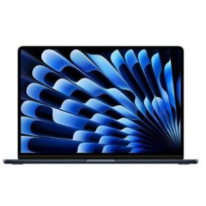 Apple macbook air 15 15.3 chip m3 8-core cpu 10-core gpu ram 8gb ssd 256gb 35 w mac os sonoma italia mezzanotte