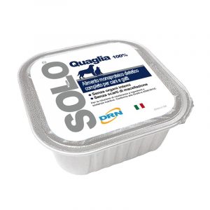 DRN Solo Quaglia Umido per Cani e Gatti
