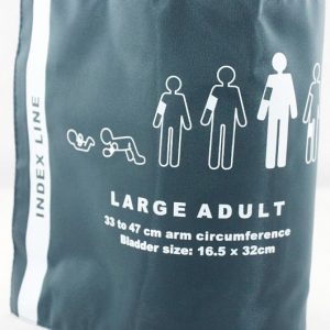 Bracciale riutilizzabile per obesi per monitor