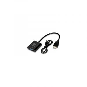 Atlantis Land A04-HDMI_VGA cavo e adattatore video Nero